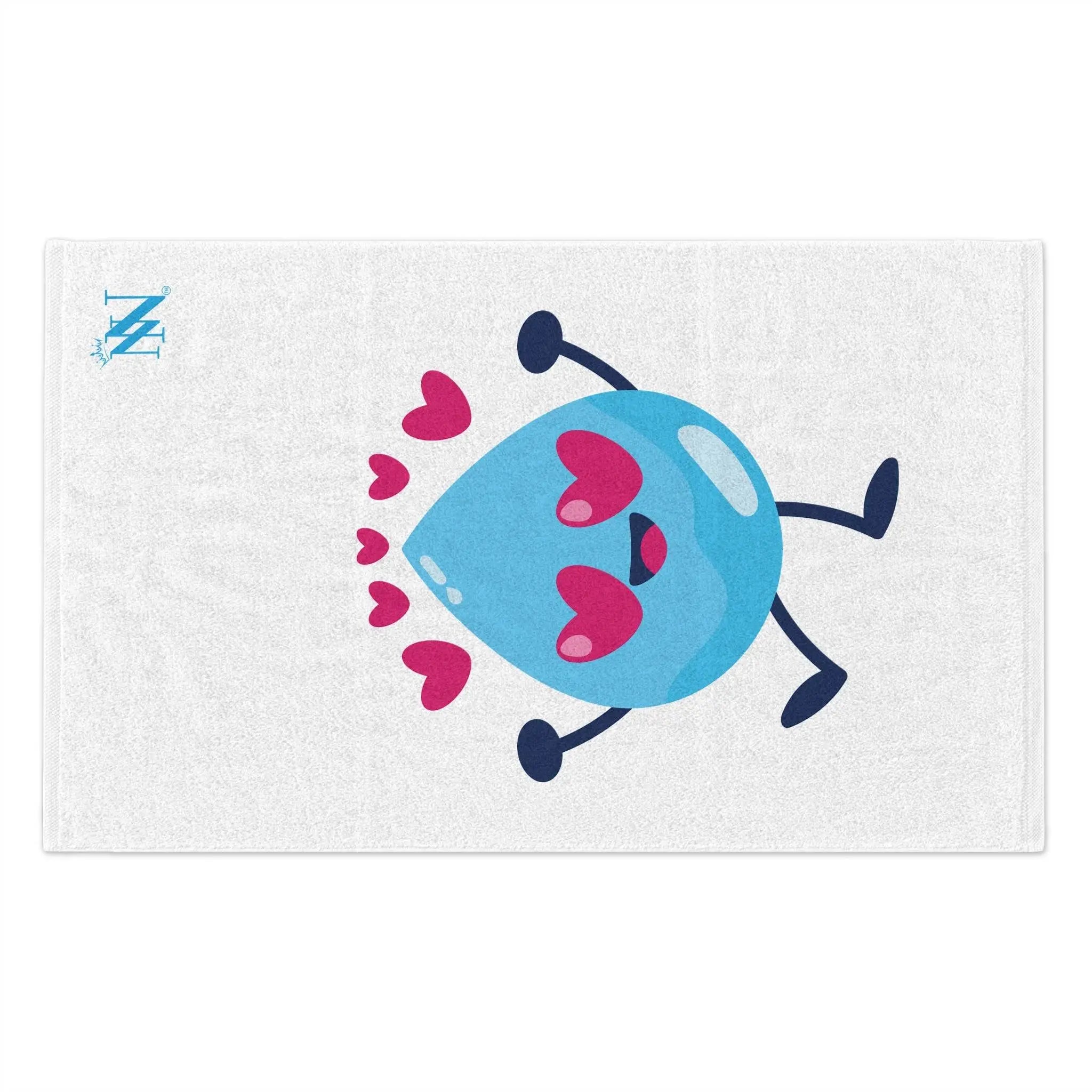Love Rain Drop White Mix & Match Soft Sex Towels | Naughty Lovers’ Gifts