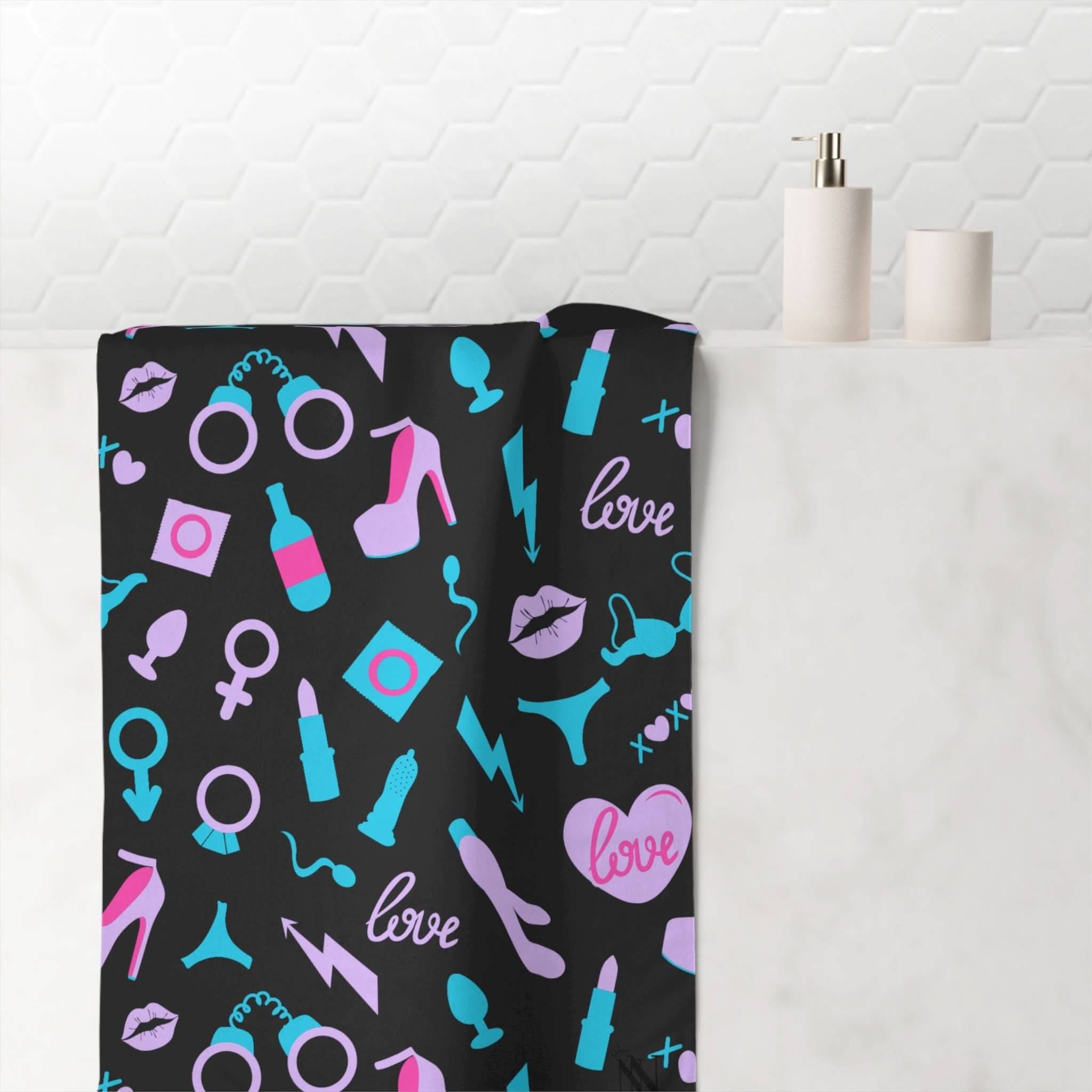 Love Sex Toys | Mix & Match Naughty XL Fun-Flirty Lovers’ Towels