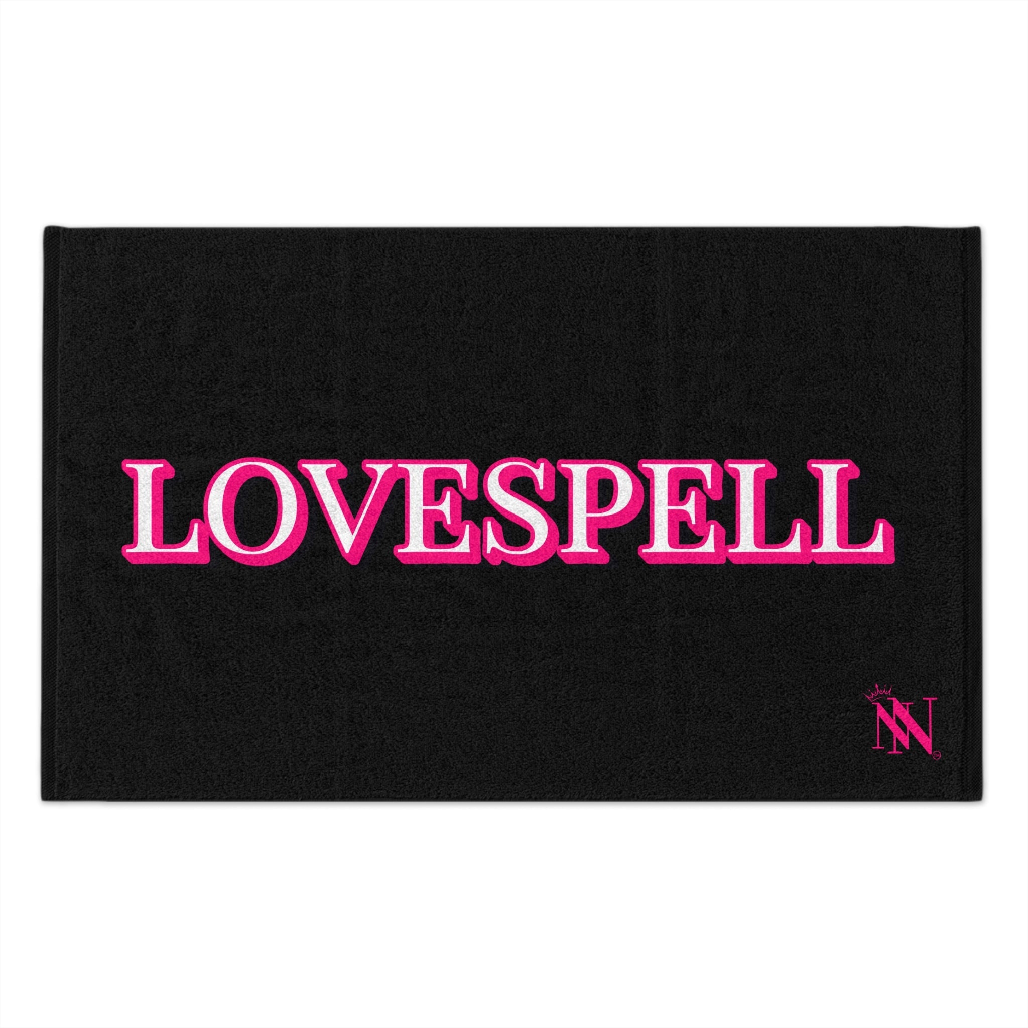 Love Spell Black | Mix & Match Soft Fun-Flirty Lovers’ Towels