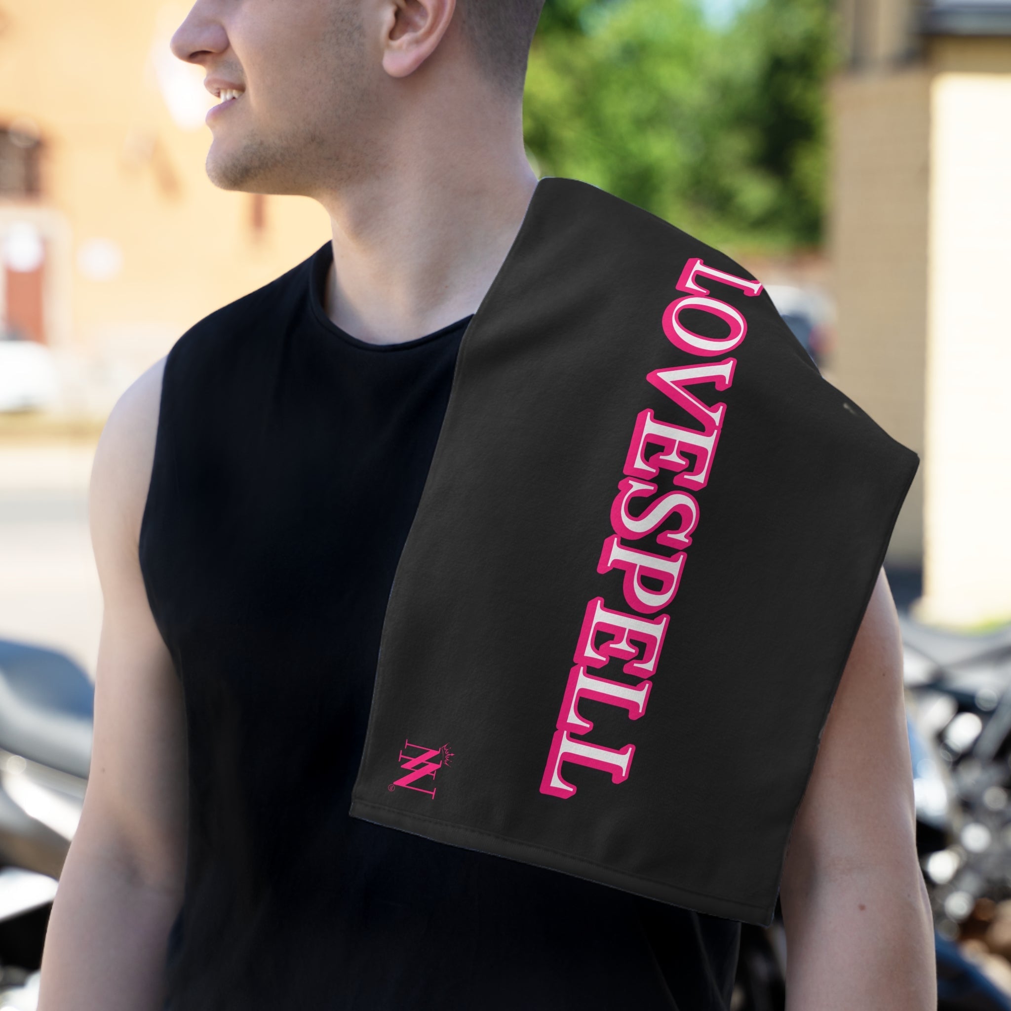 Love Spell Black | Mix & Match Soft Fun-Flirty Lovers’ Towels