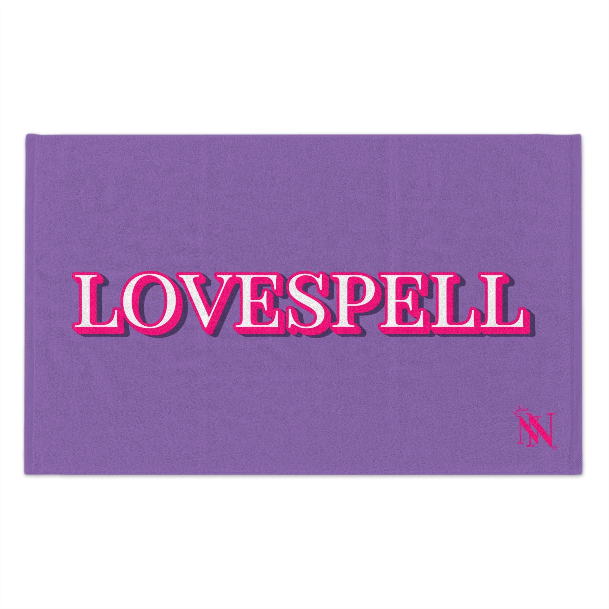 Love Spell Lavendar | Mix & Match Soft Fun-Flirty Lovers’ Towels
