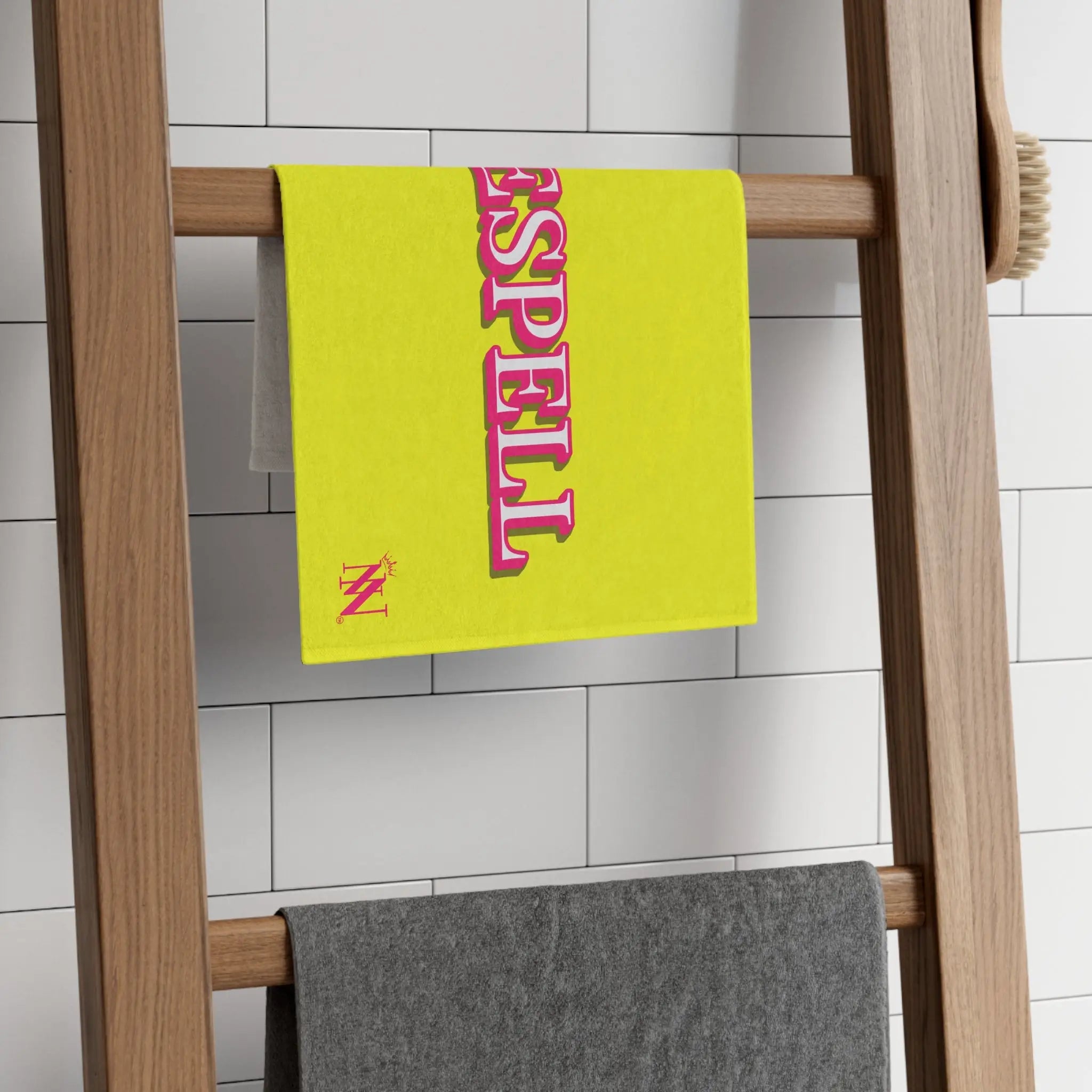 Love Spell Neon Yellow | Mix & Match Soft Fun-Flirty Lovers’ Towels