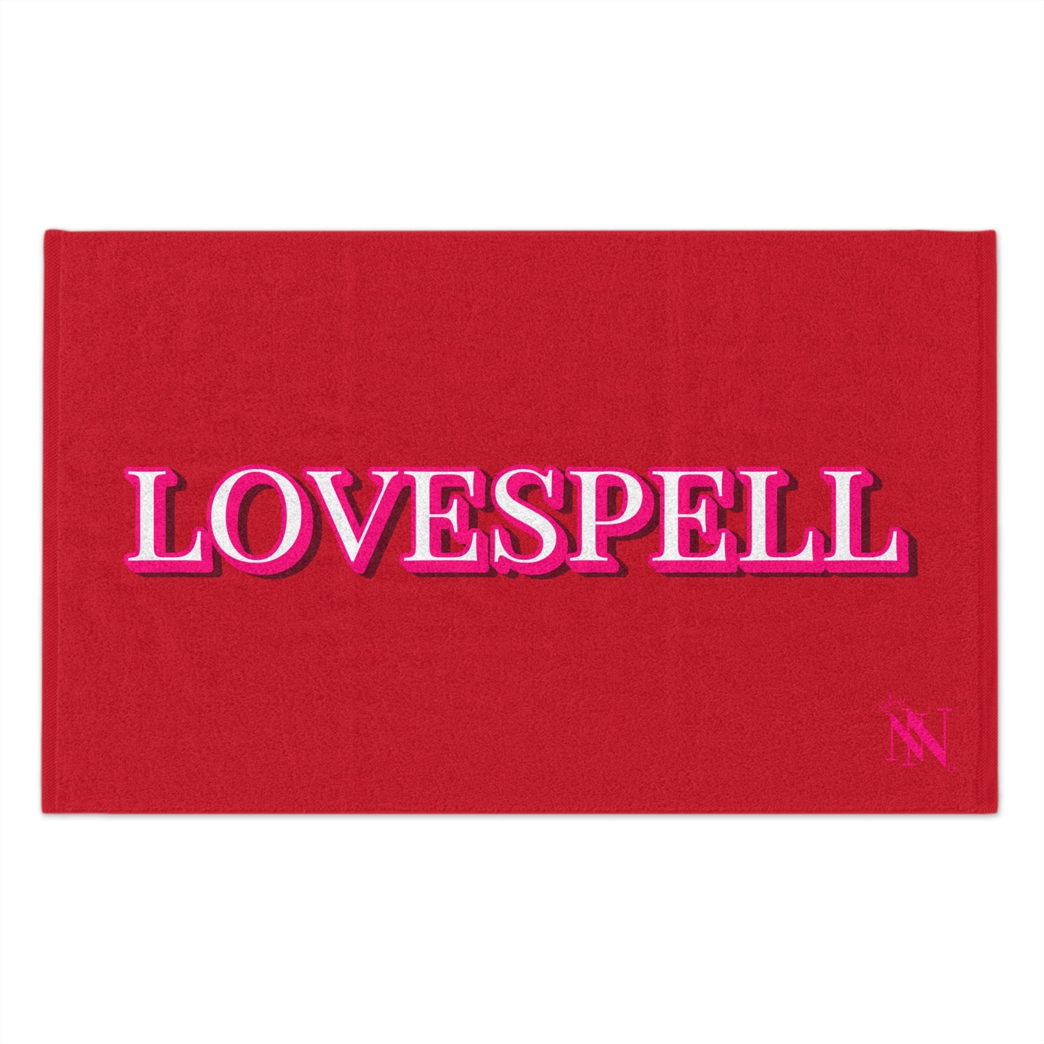 Love Spell Red | Mix & Match Soft Fun-Flirty Lovers’ Towels