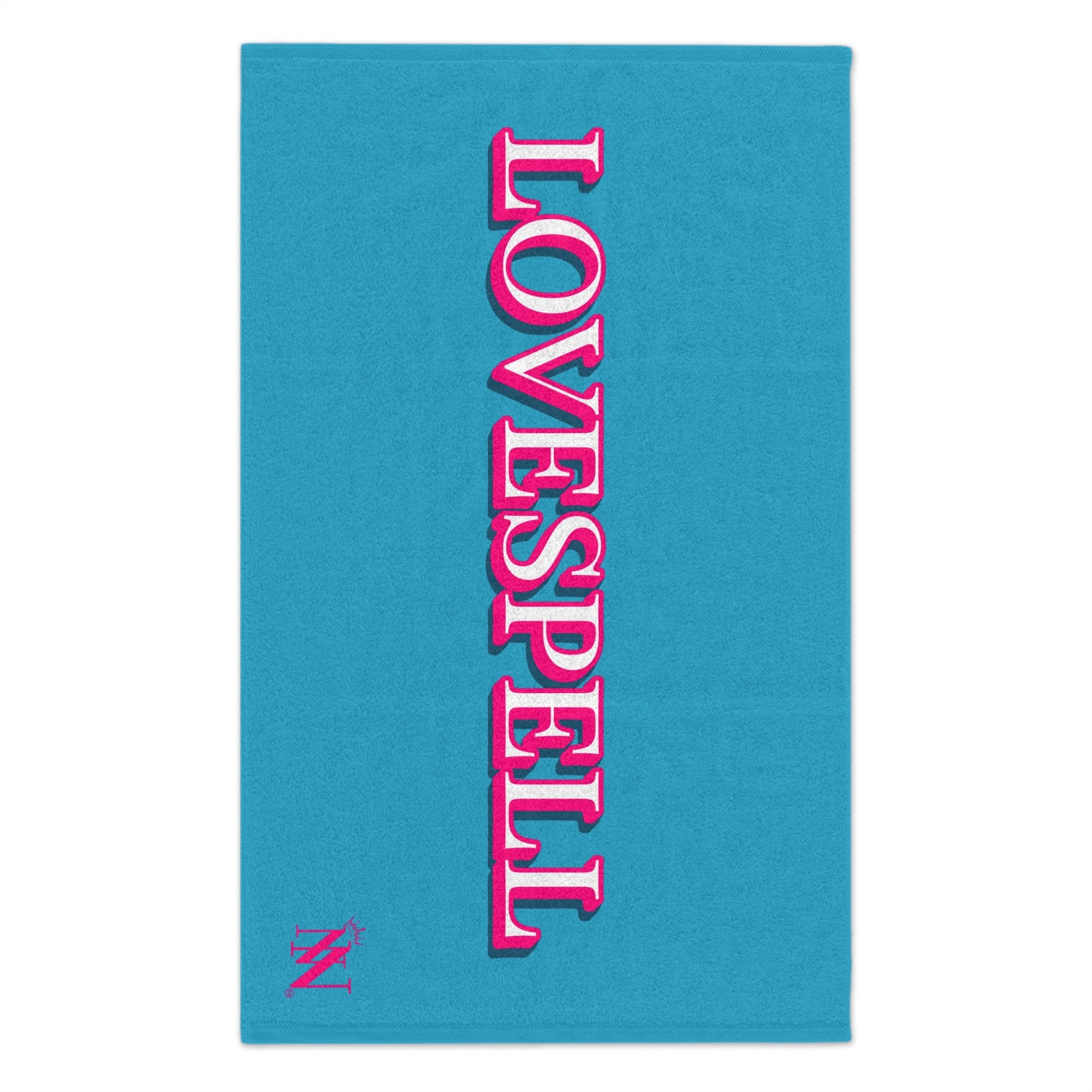 Love Spell Turquoise | Mix & Match Soft Fun-Flirty Lovers’ Towels