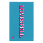 Love Spell Turquoise | Mix & Match Soft Fun-Flirty Lovers’ Towels