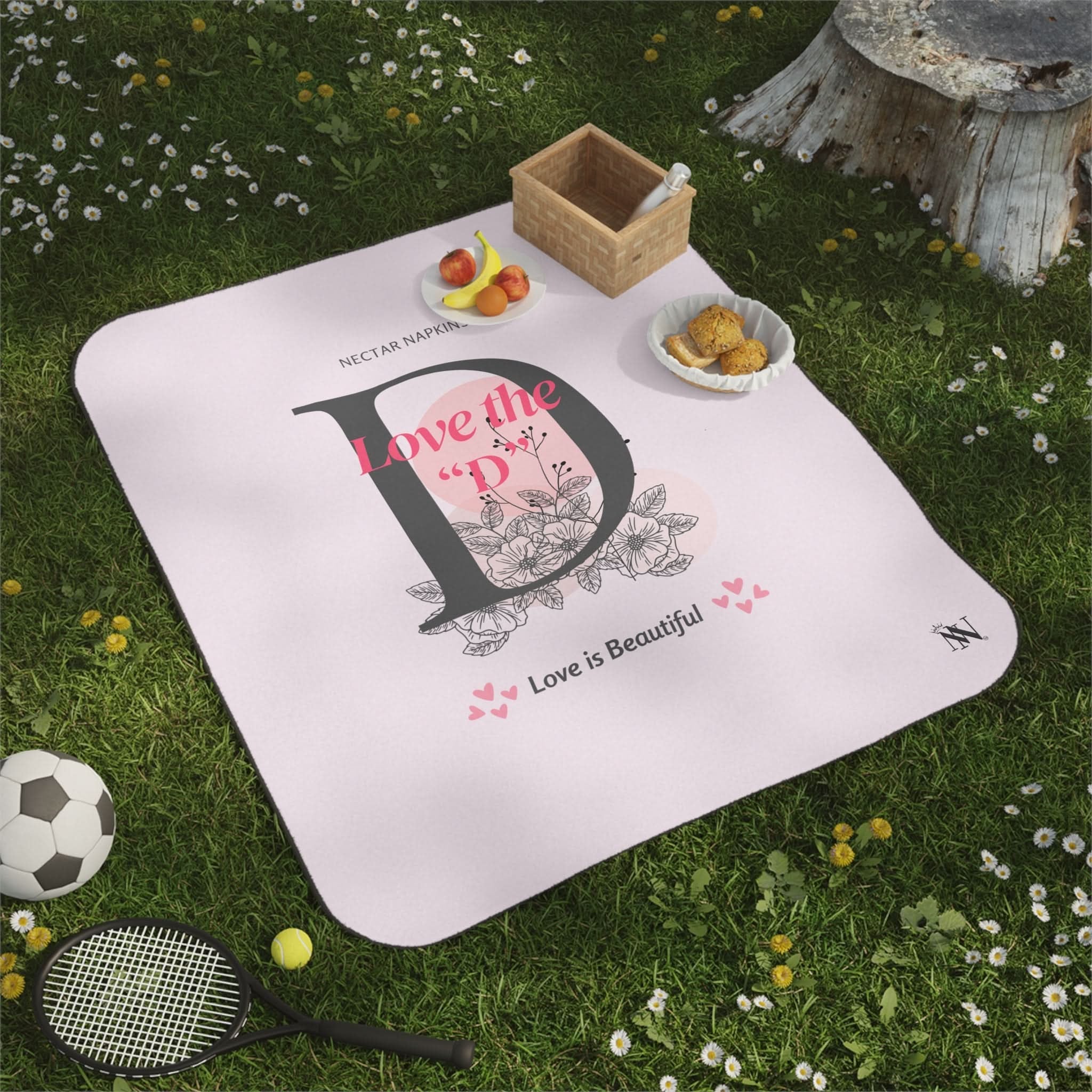 Love the ’D’ | Mix Match Fun-Flirty Lovers’ Water-Resistant Blankets