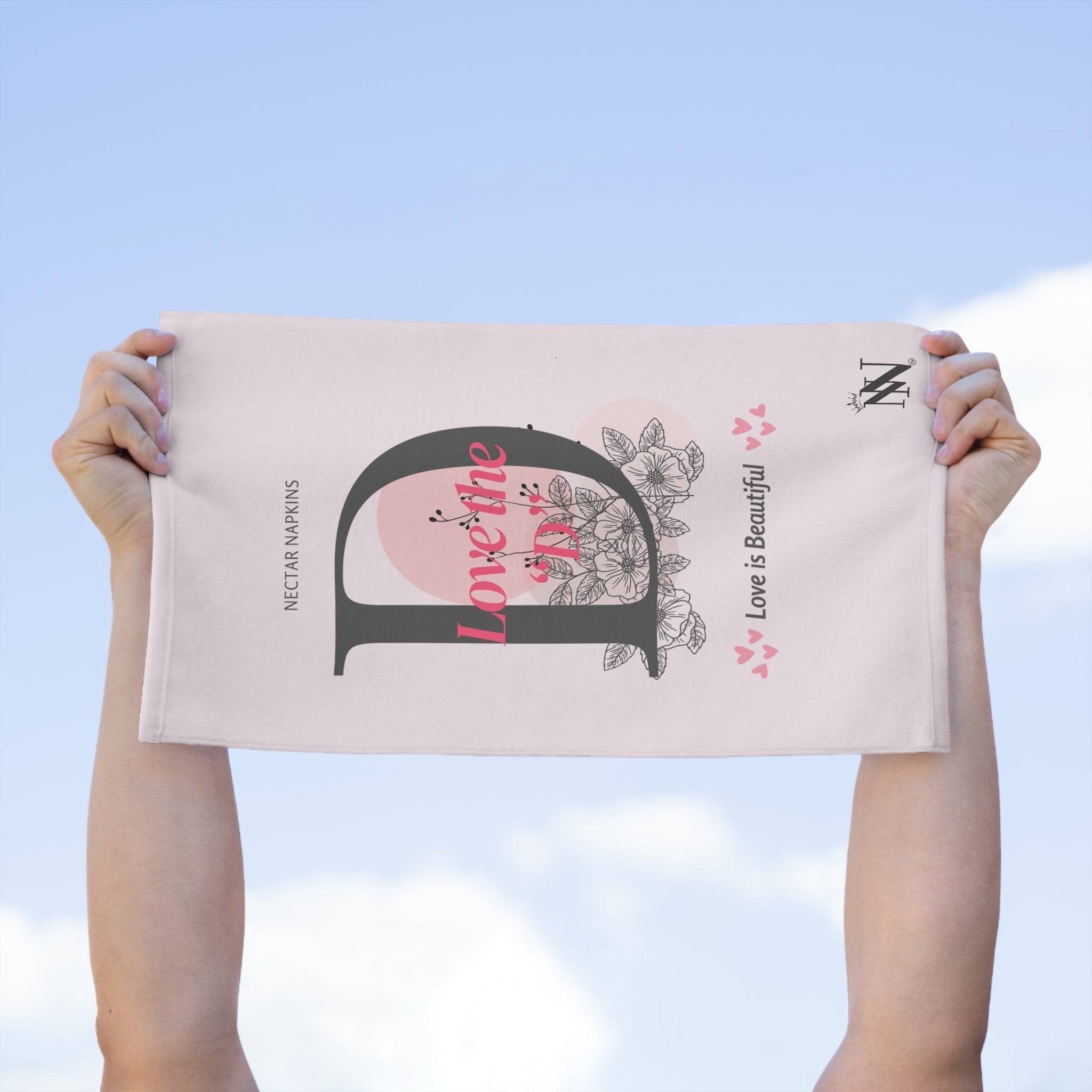 Love the ’D’ | Mix & Match Soft Fun-Flirty Lovers’ Towels