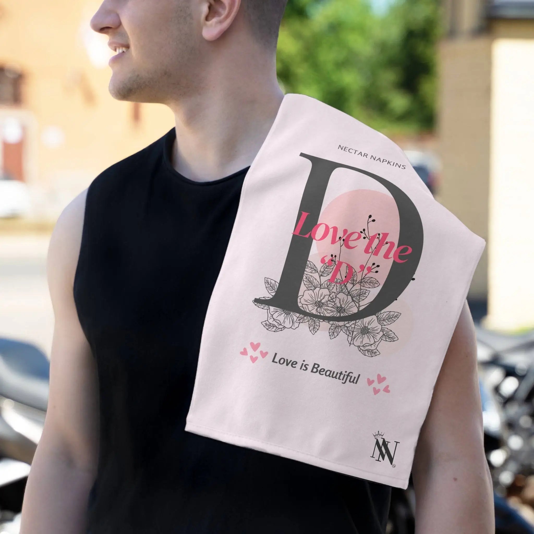 Love the ’D’ | Mix & Match Soft Fun-Flirty Lovers’ Towels