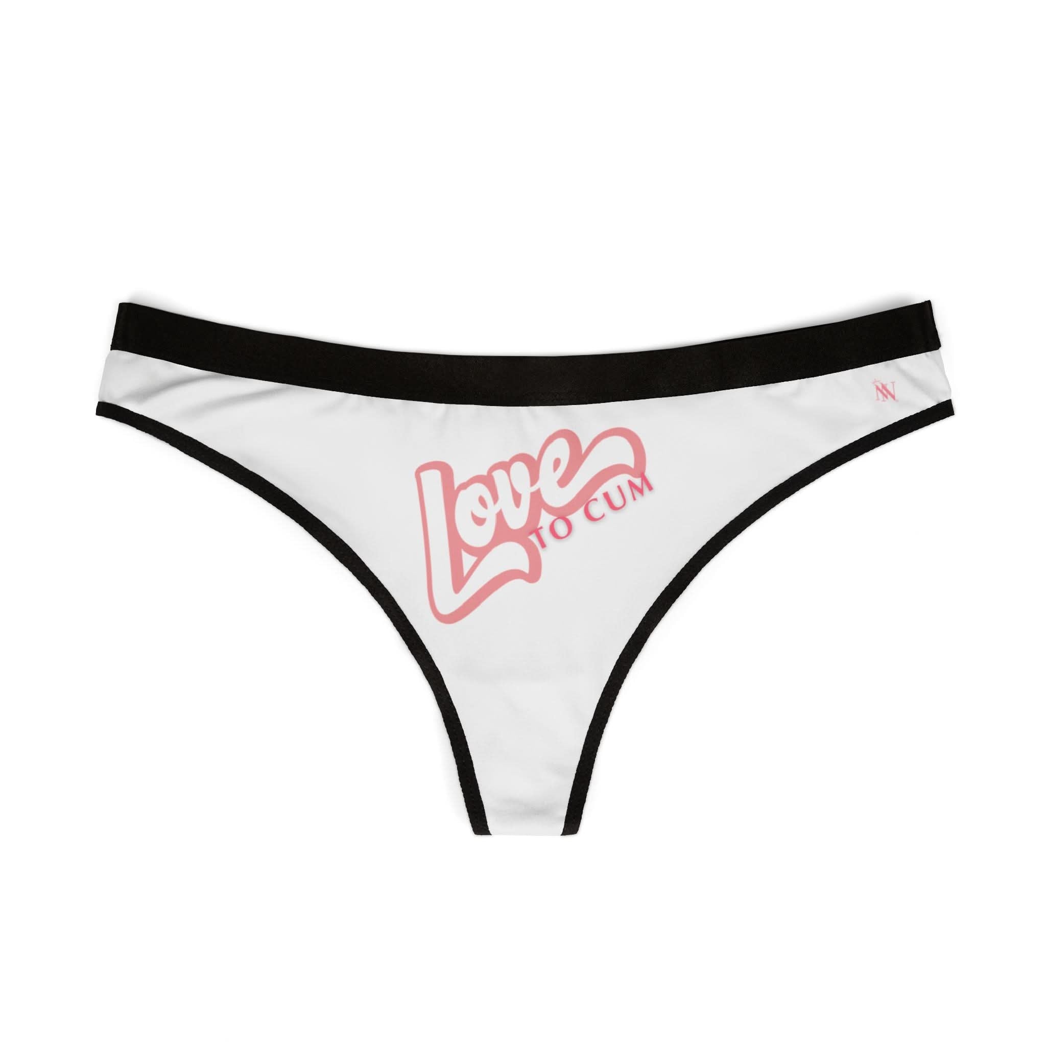 Love to Cum | Mix & Match Women’s Fun-Flirty Lovers’ Thongs