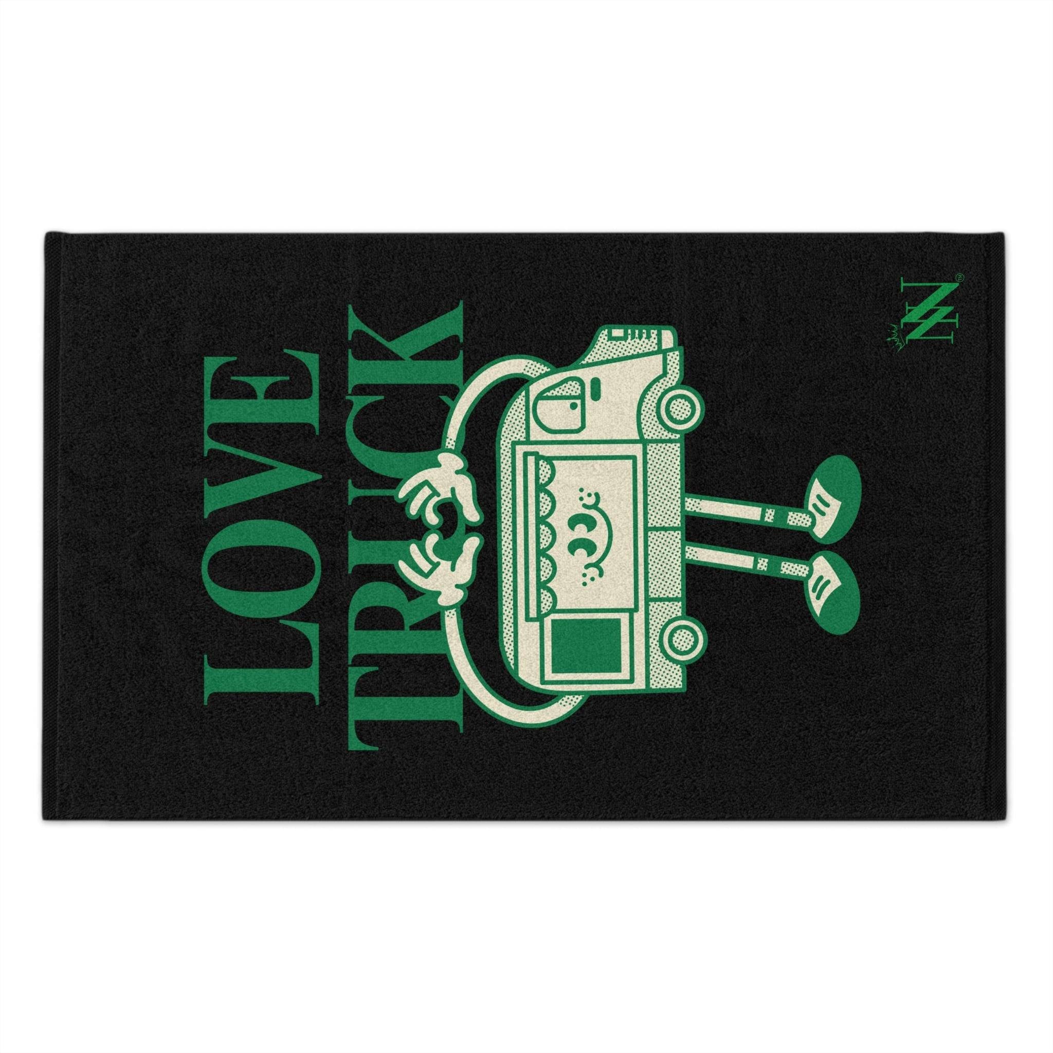 Love Truck Black Mix Match Soft Sex Towels | Flirty Lovers’ Gifts