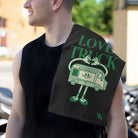 Love Truck Black Mix Match Soft Sex Towels | Flirty Lovers’ Gifts