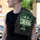 Love Truck Black Mix Match Soft Sex Towels | Flirty Lovers’ Gifts