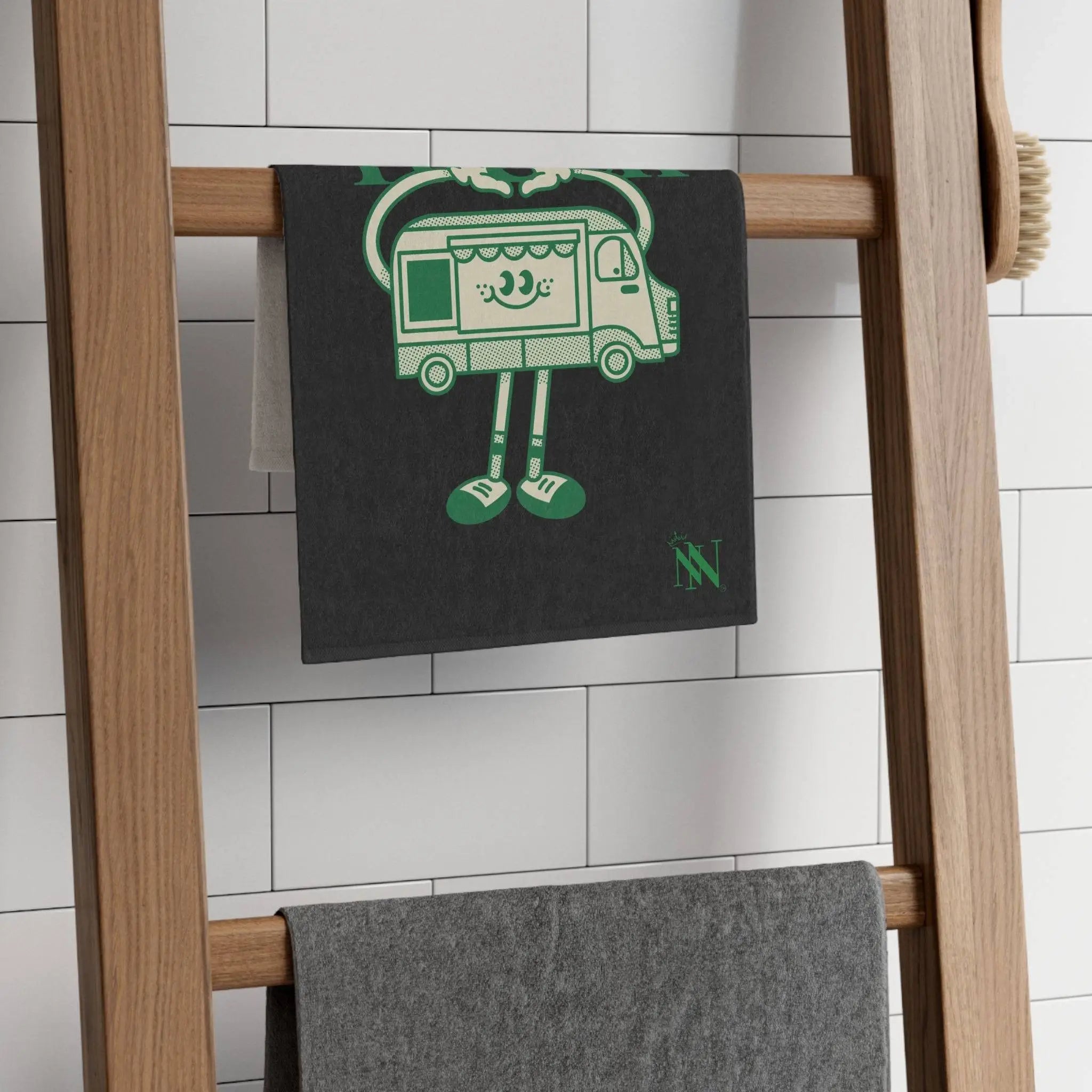 Love Truck Black Mix Match Soft Sex Towels | Flirty Lovers’ Gifts