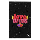 Love Wins Black Mix Match Soft Sex Towels | Flirty Lovers’ Gifts