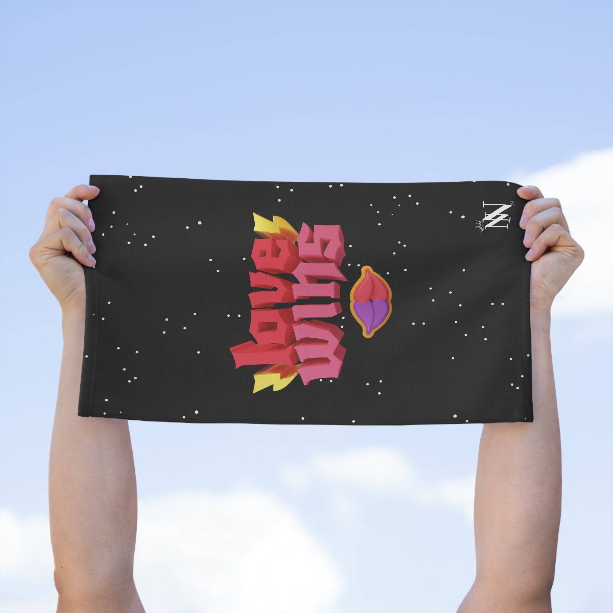 Love Wins Black Mix Match Soft Sex Towels | Flirty Lovers’ Gifts