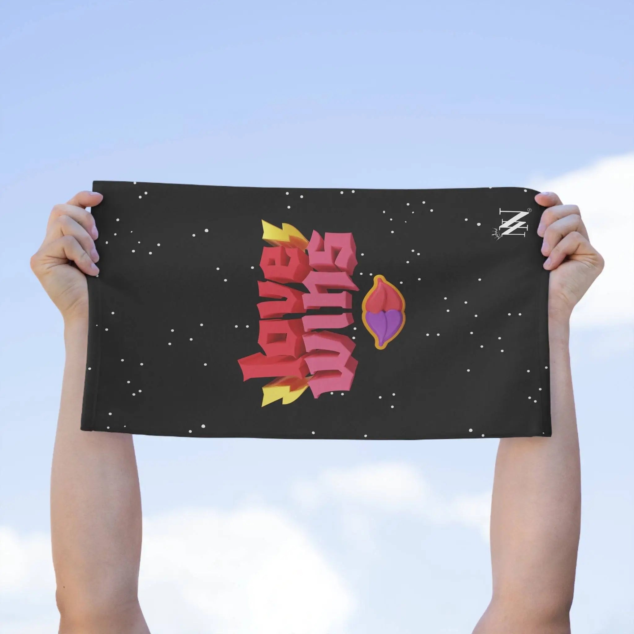 Love Wins Black Mix Match Soft Sex Towels | Flirty Lovers’ Gifts