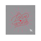 Love Wins Grey | Mix & Match Lils’ Fun-Flirty Lovers’ Towels