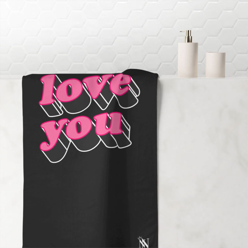 Love You | Mix & Match Naughty XL Fun-Flirty Lovers’ Towels