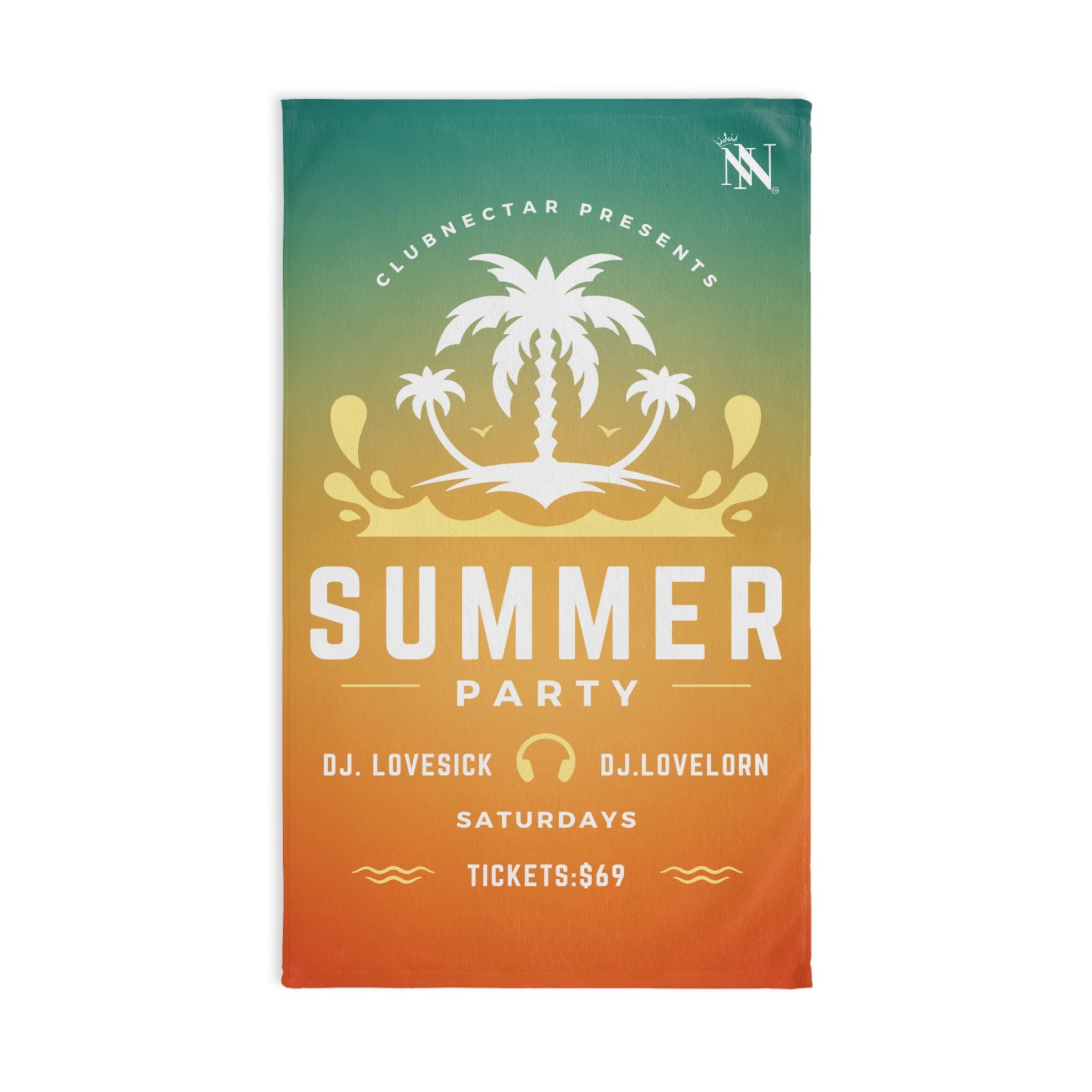 Lovesick Summer Party | Mix & Match Original Fun-Flirty Lovers’ Towels