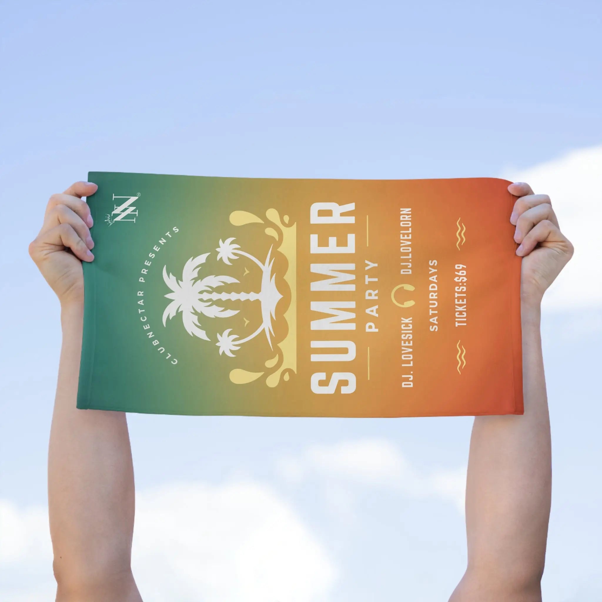 Lovesick Summer Party | Mix & Match Soft Fun-Flirty Lovers’ Towels