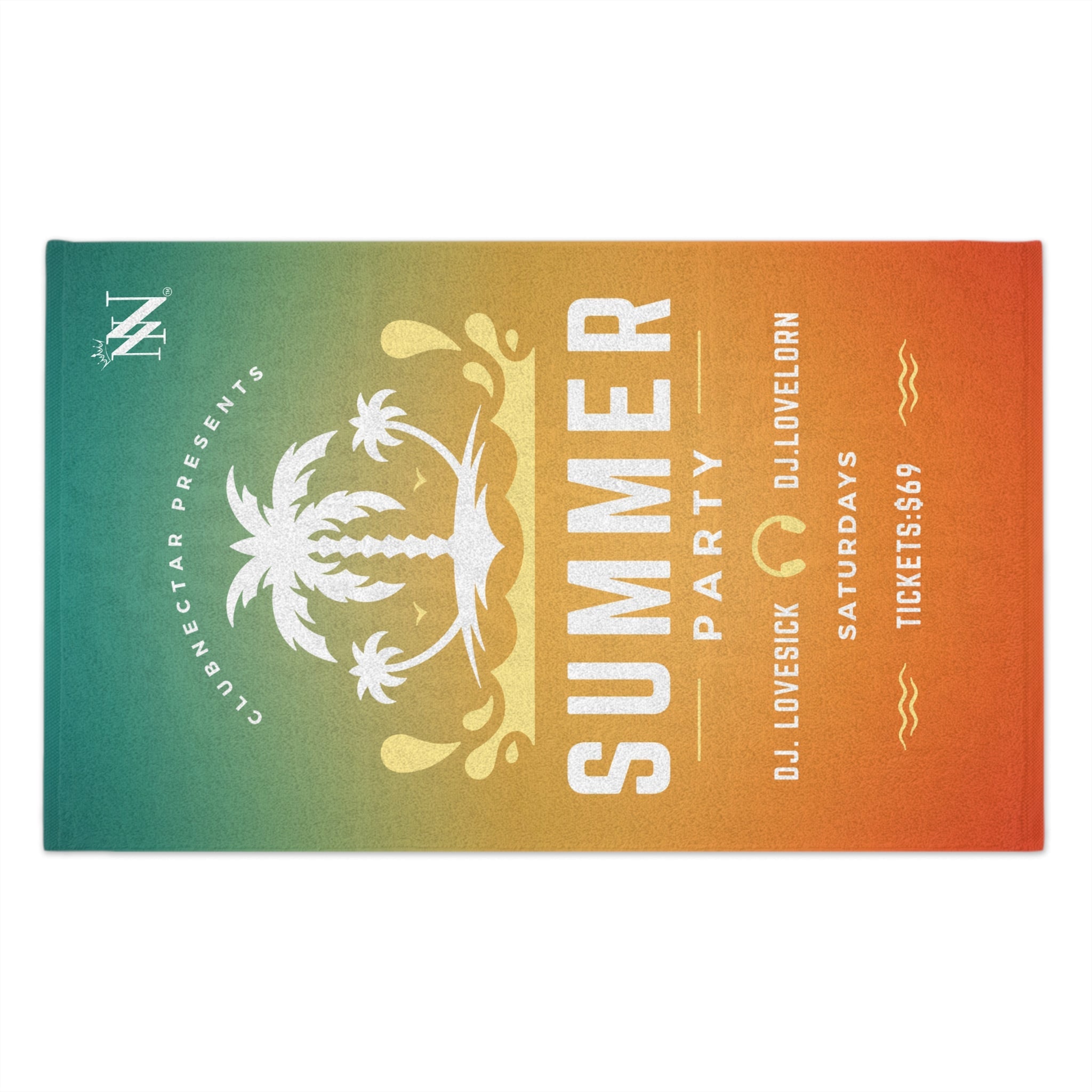 Lovesick Summer Party | Mix & Match Soft Fun-Flirty Lovers’ Towels