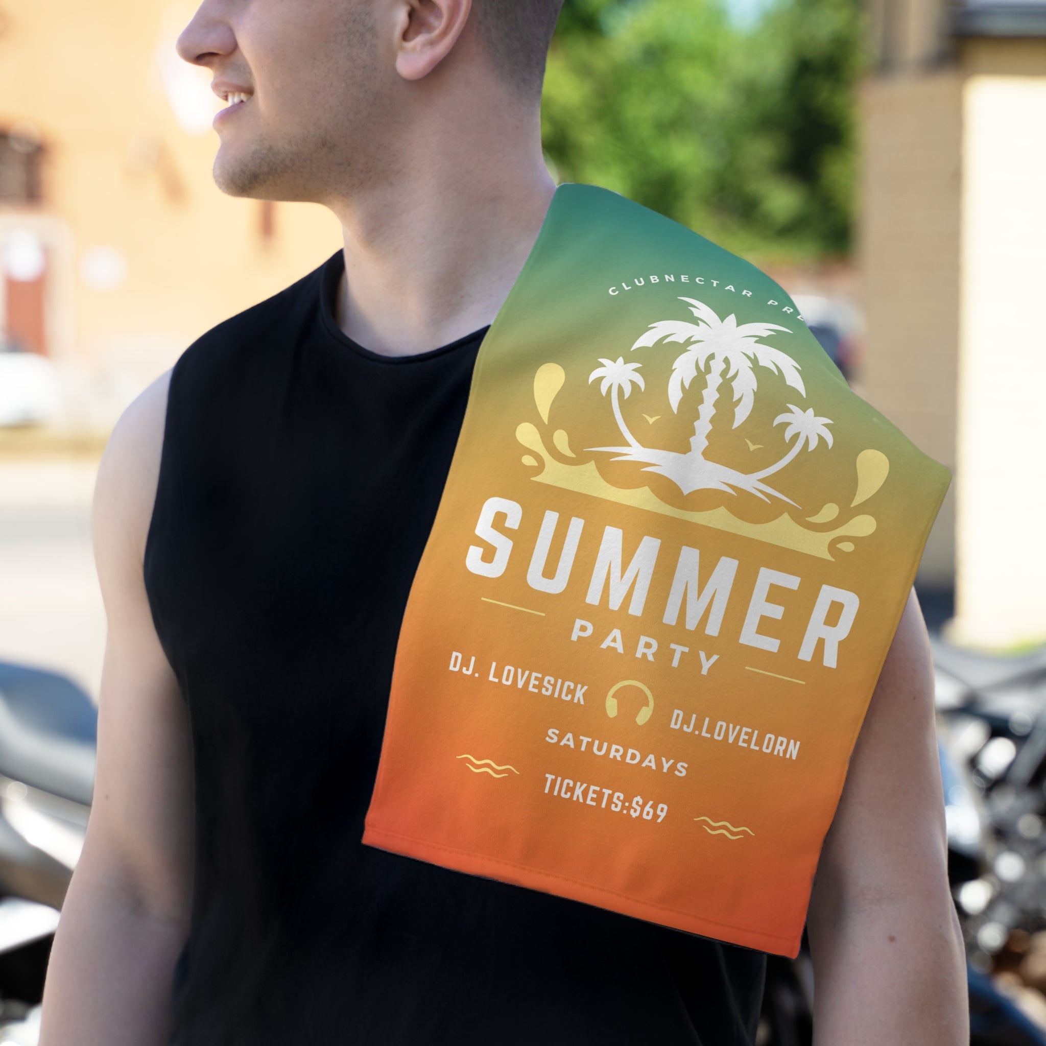 Lovesick Summer Party | Mix & Match Soft Fun-Flirty Lovers’ Towels