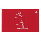 Lube Life Red Mix Match Soft Sex Towels | Flirty Lovers’ Gifts