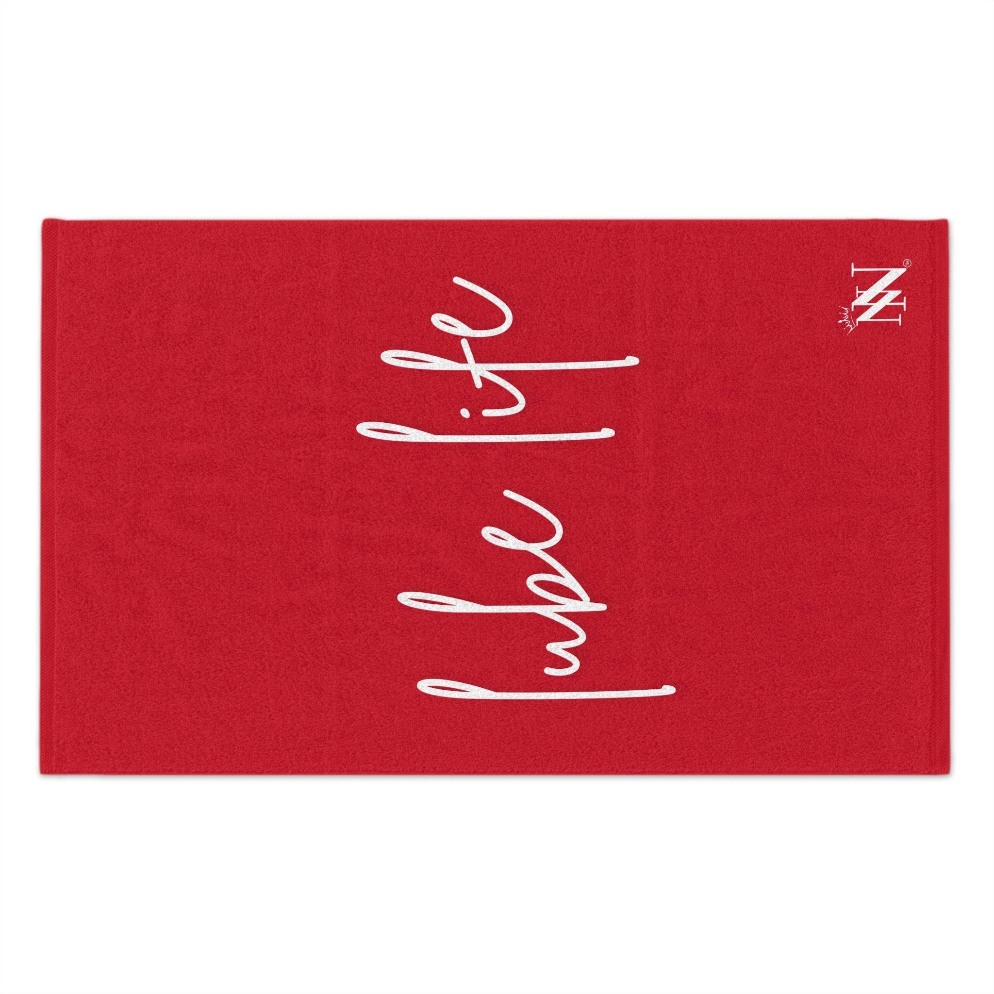 Lube Life Red Mix Match Soft Sex Towels | Flirty Lovers’ Gifts