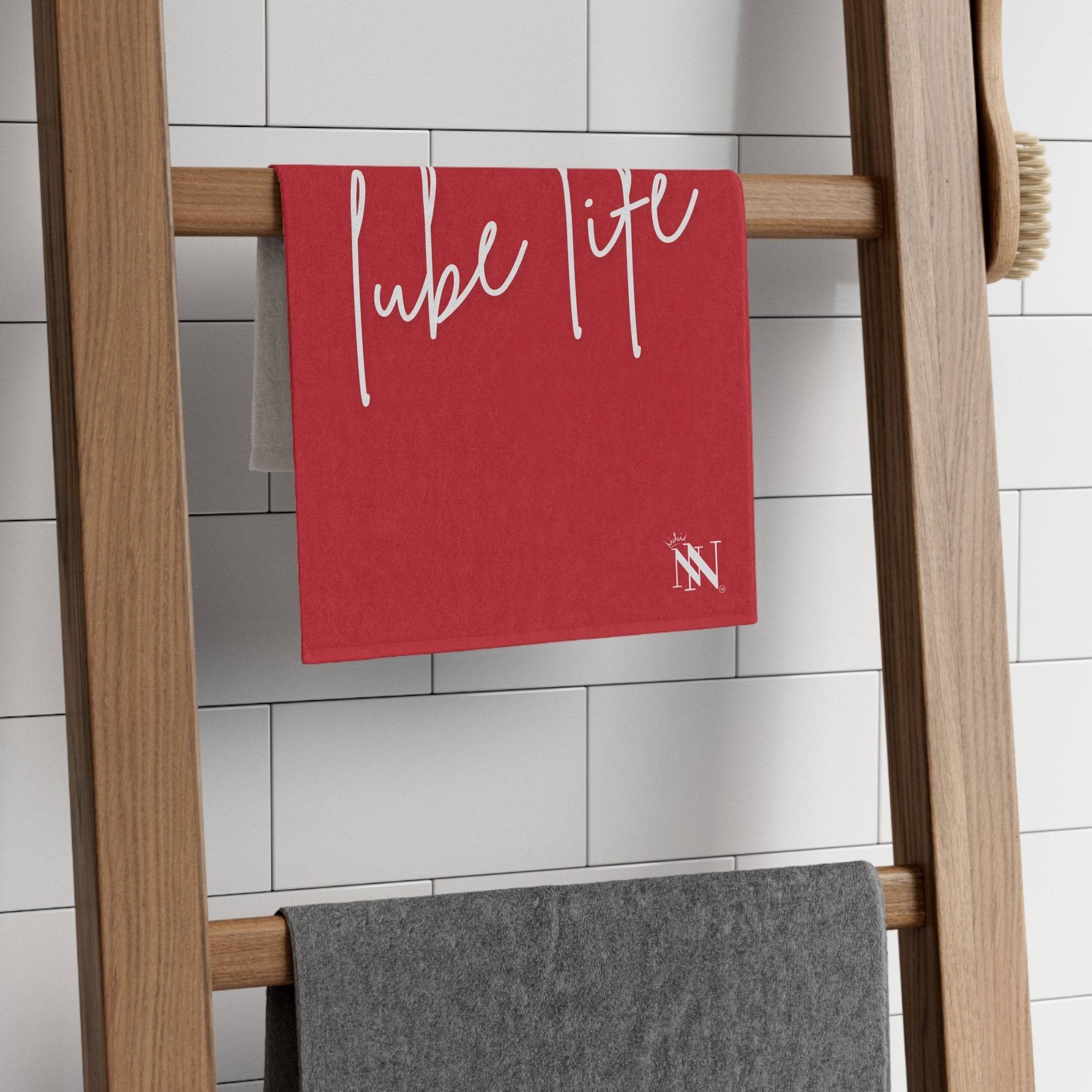 Lube Life Red Mix Match Soft Sex Towels | Flirty Lovers’ Gifts