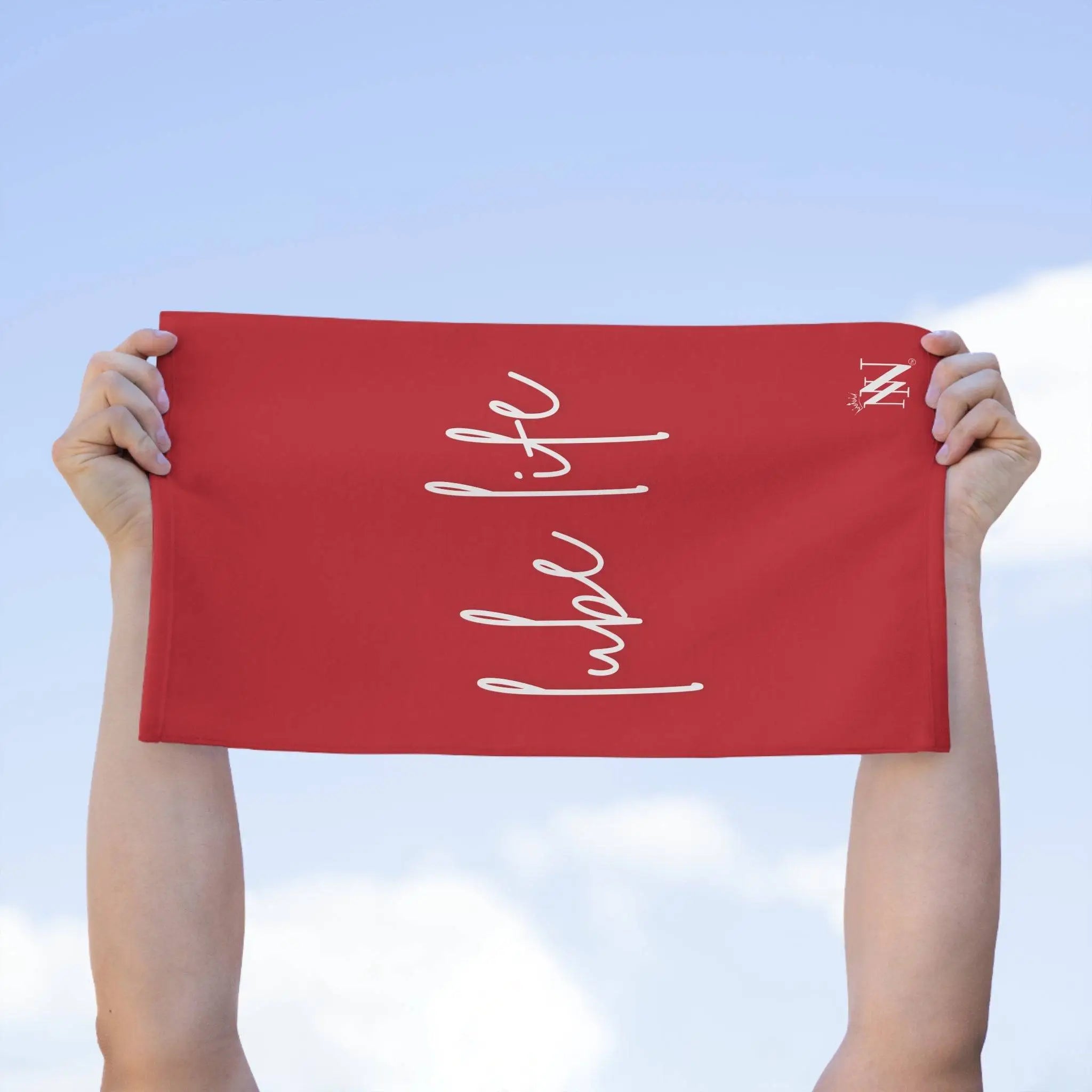 Lube Life Red Mix Match Soft Sex Towels | Flirty Lovers’ Gifts