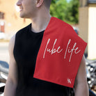 Lube Life Red Mix Match Soft Sex Towels | Flirty Lovers’ Gifts