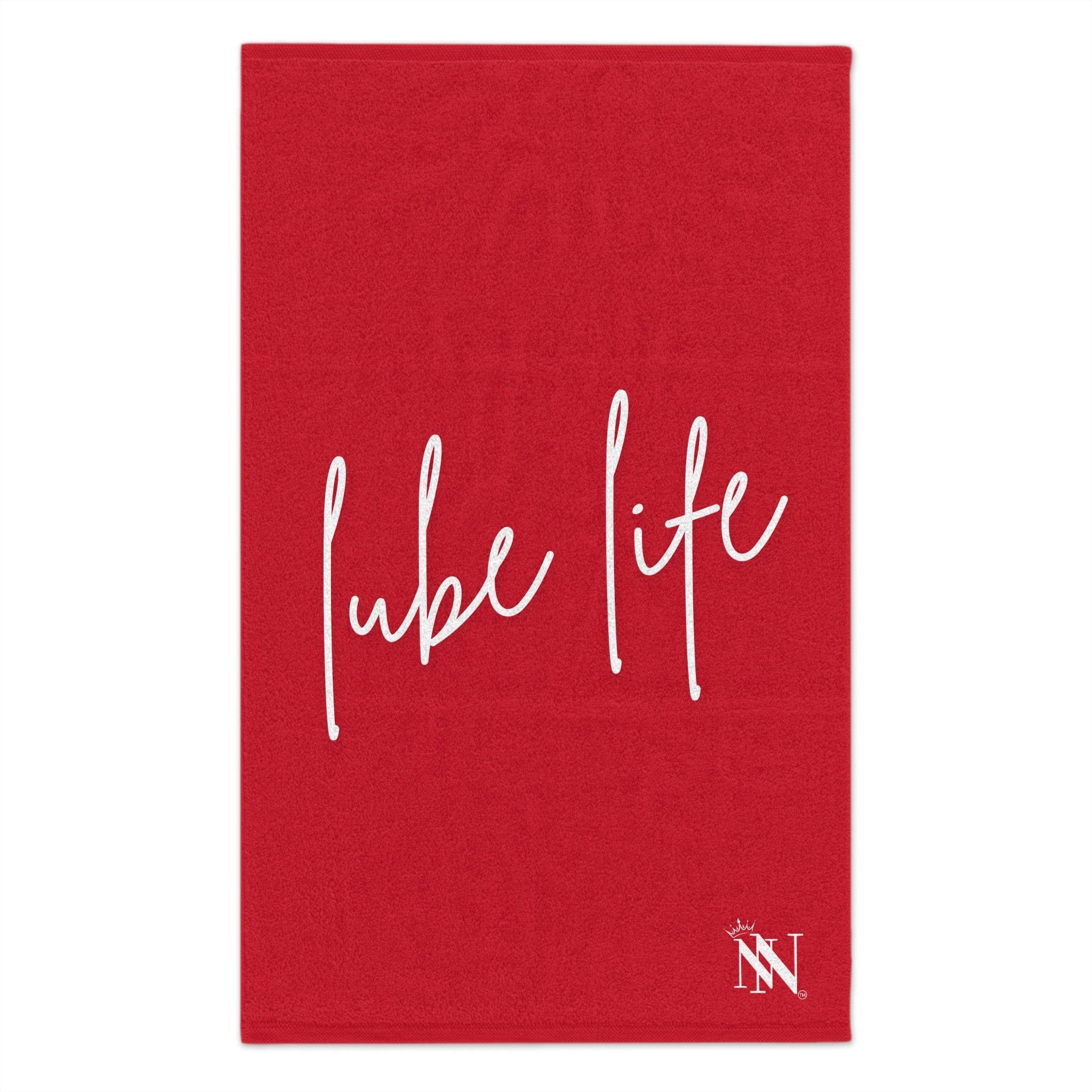 Lube Life Red Mix Match Soft Sex Towels | Flirty Lovers’ Gifts
