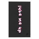 Lube Me Up Dark Grey | Mix & Match Soft Fun-Flirty Lovers’ Towels