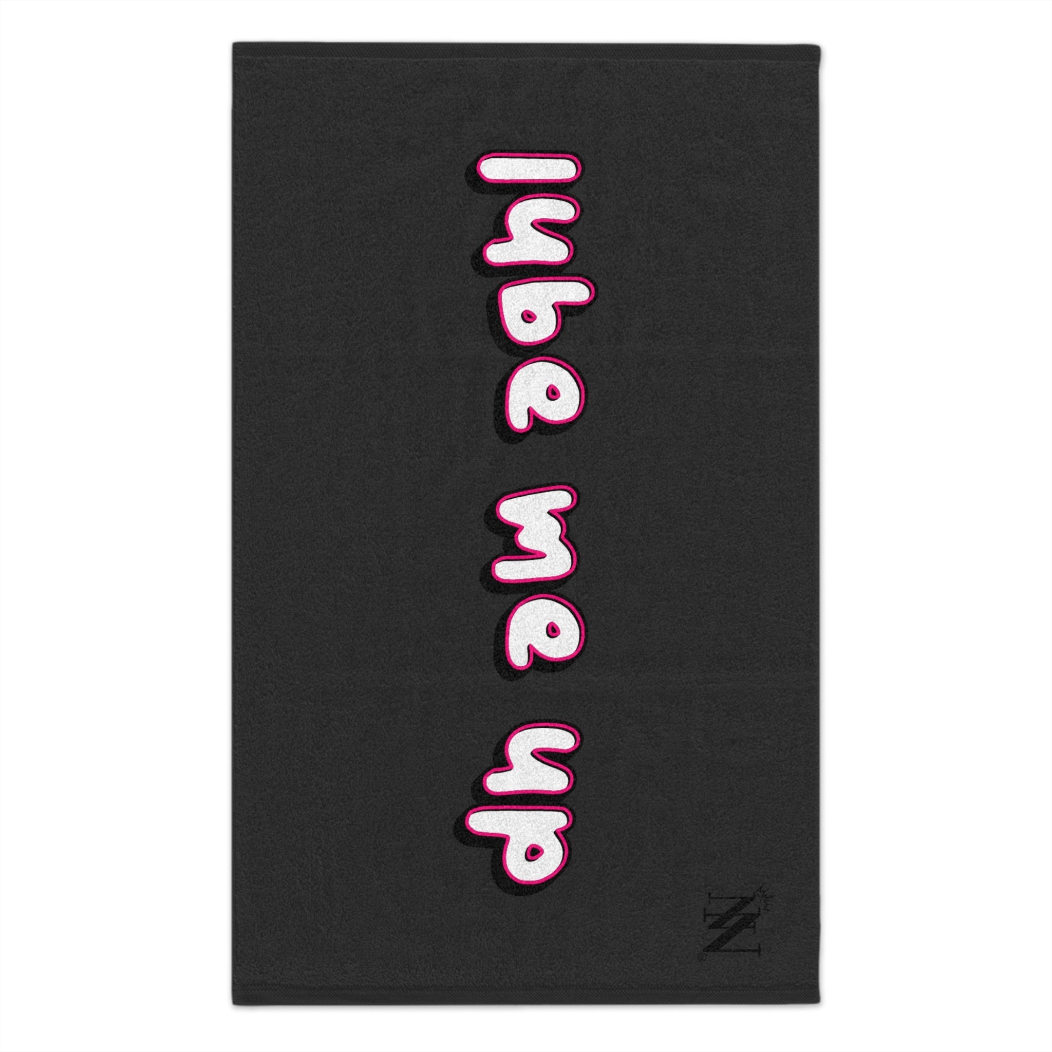 Lube Me Up Dark Grey | Mix & Match Soft Fun-Flirty Lovers’ Towels