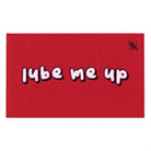 Lube Me Up Red | Mix & Match Soft Fun-Flirty Lovers’ Towels