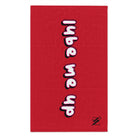 Lube Me Up Red | Mix & Match Soft Fun-Flirty Lovers’ Towels