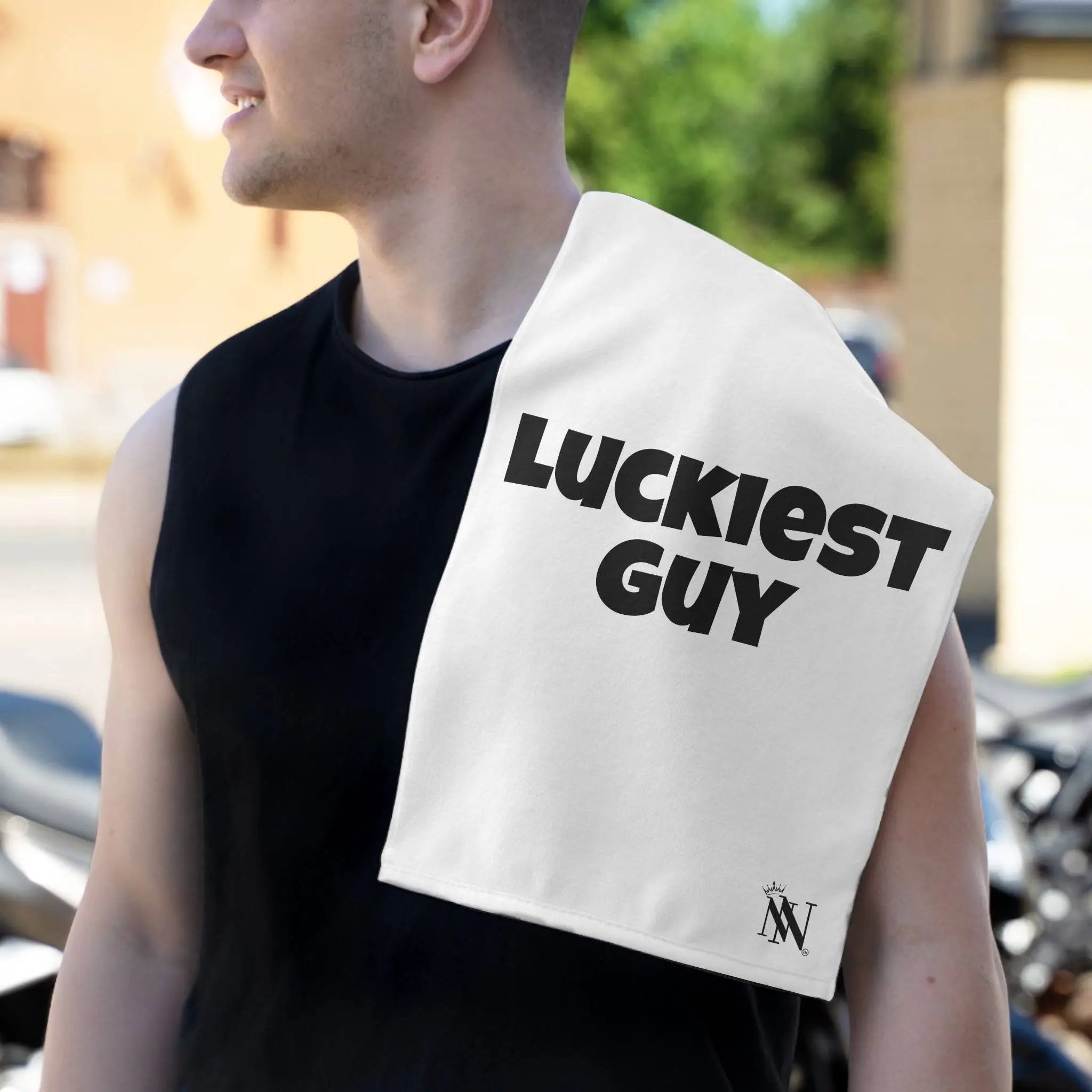 Luckiest Guy | Mix & Match Soft Fun-Flirty Lovers’ Towels