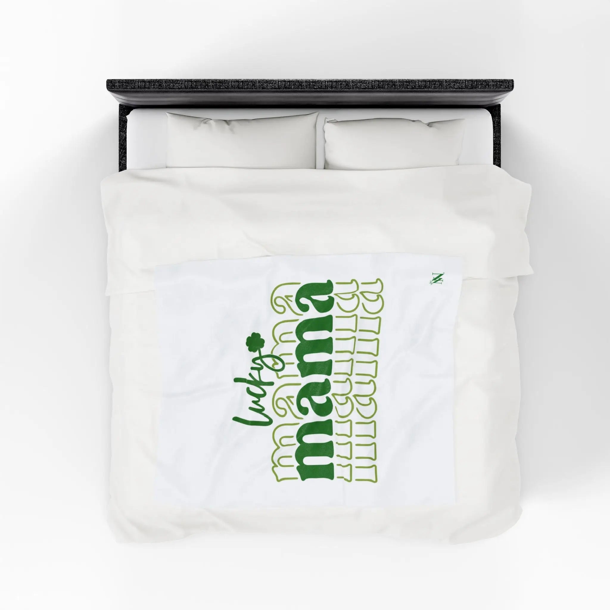 Lucky Shamrock Mama | Mix & Match Soft Fun-Flirty Lovers’ Blankets