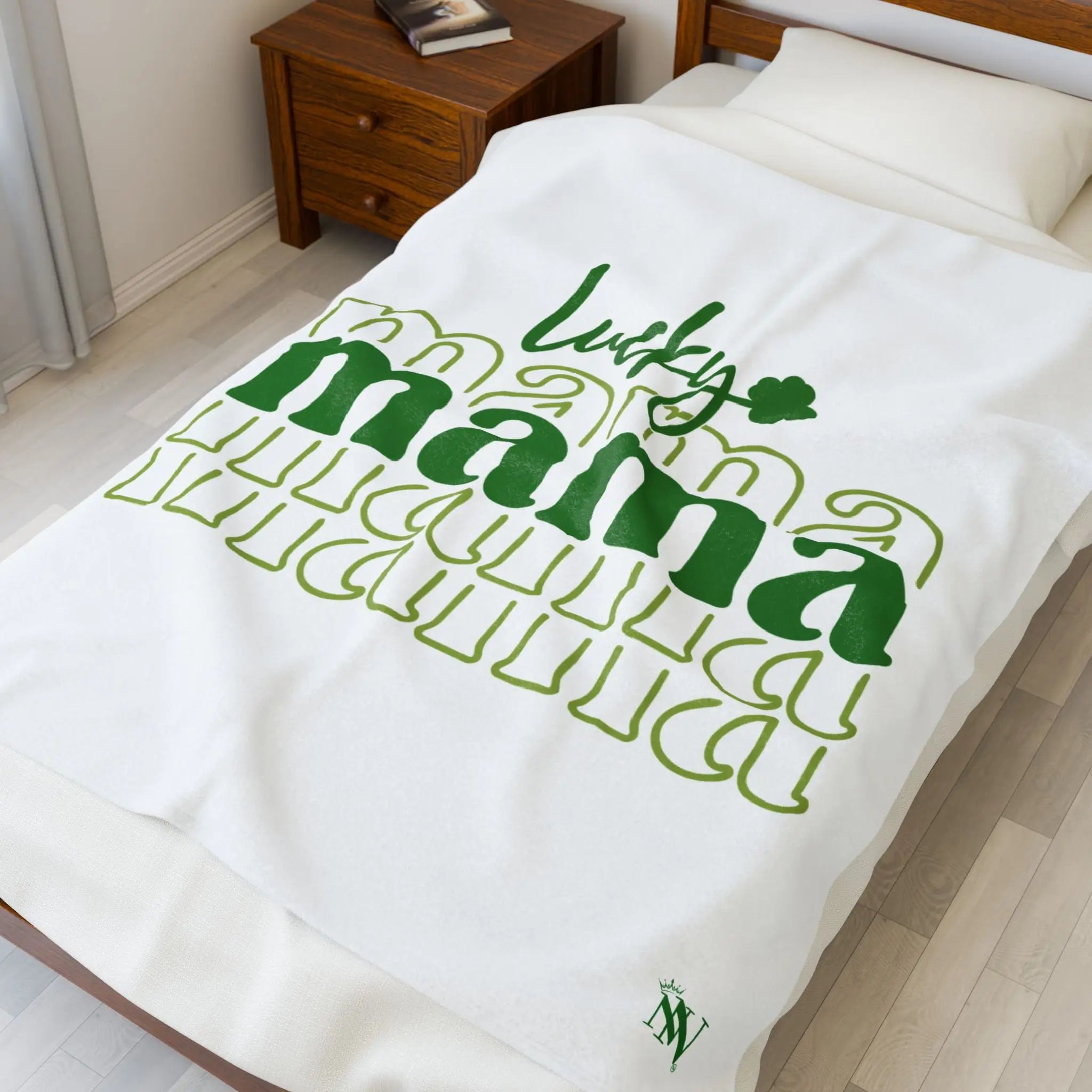 Lucky Shamrock Mama | Mix & Match Soft Fun-Flirty Lovers’ Blankets