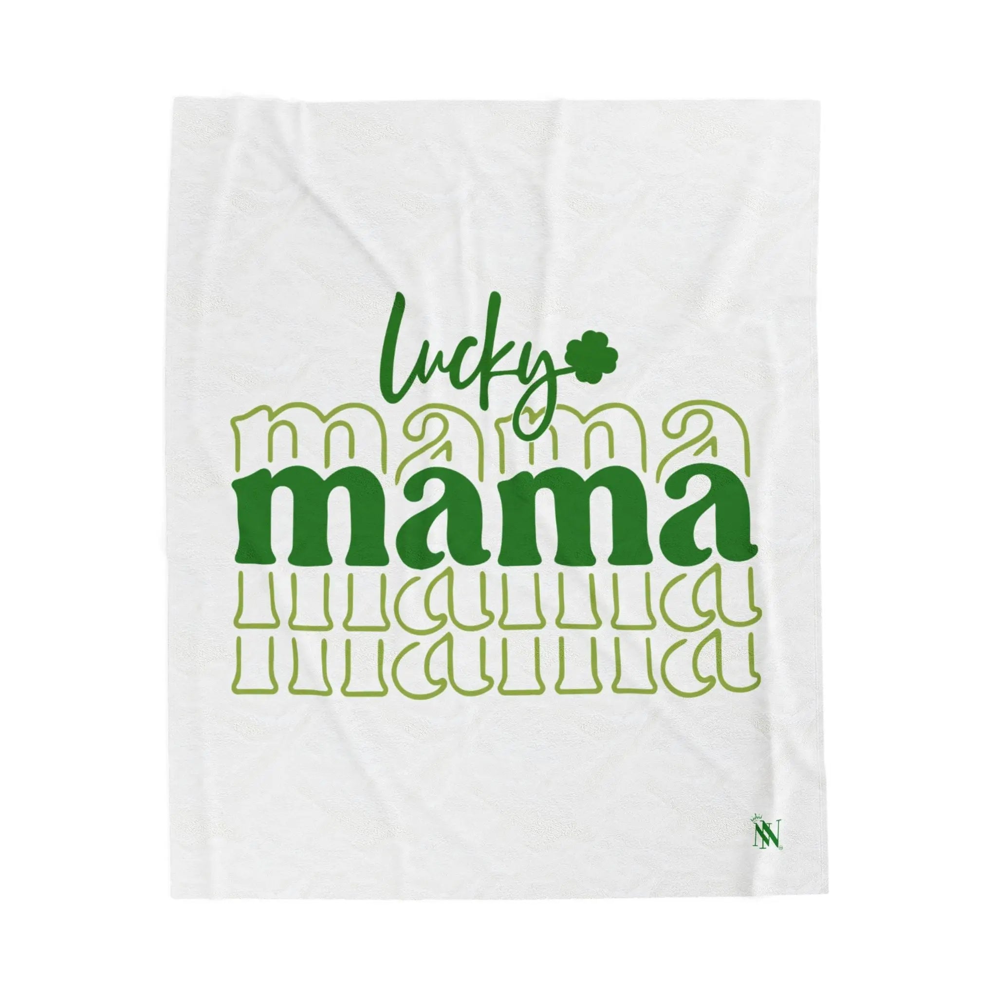 Lucky Shamrock Mama | Mix & Match Soft Fun-Flirty Lovers’ Blankets