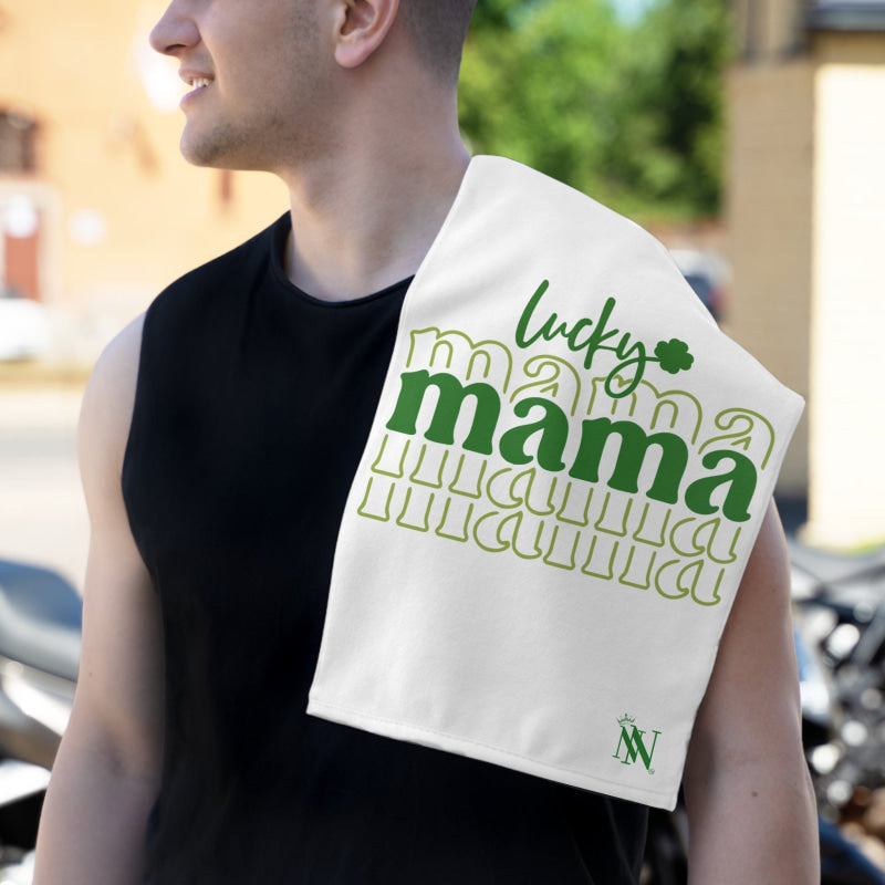 Lucky Shamrock Mama | Mix & Match Soft Fun-Flirty Lovers’ Towels