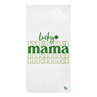 Lucky Shamrock Mama | Mix & Match XL Fun-Flirty Lovers’ Towels