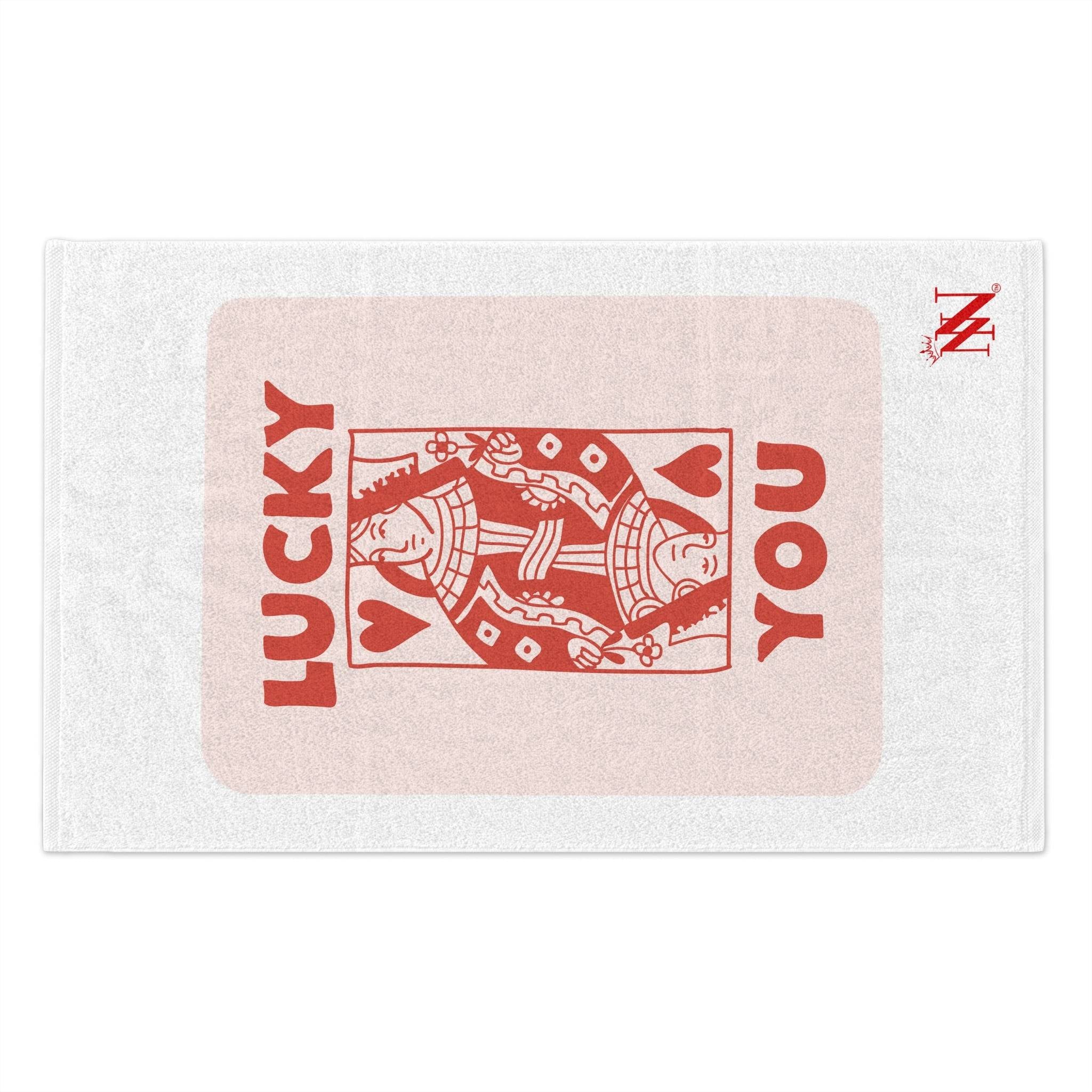 Lucky You Queen Hearts | Mix & Match Soft Fun-Flirty Lovers’ Towels