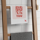Lucky You Queen Hearts | Mix & Match Soft Fun-Flirty Lovers’ Towels