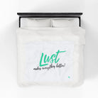 Lust Makes Everything Better! | Mix & Match Fun-Flirty Lovers’ Blankets