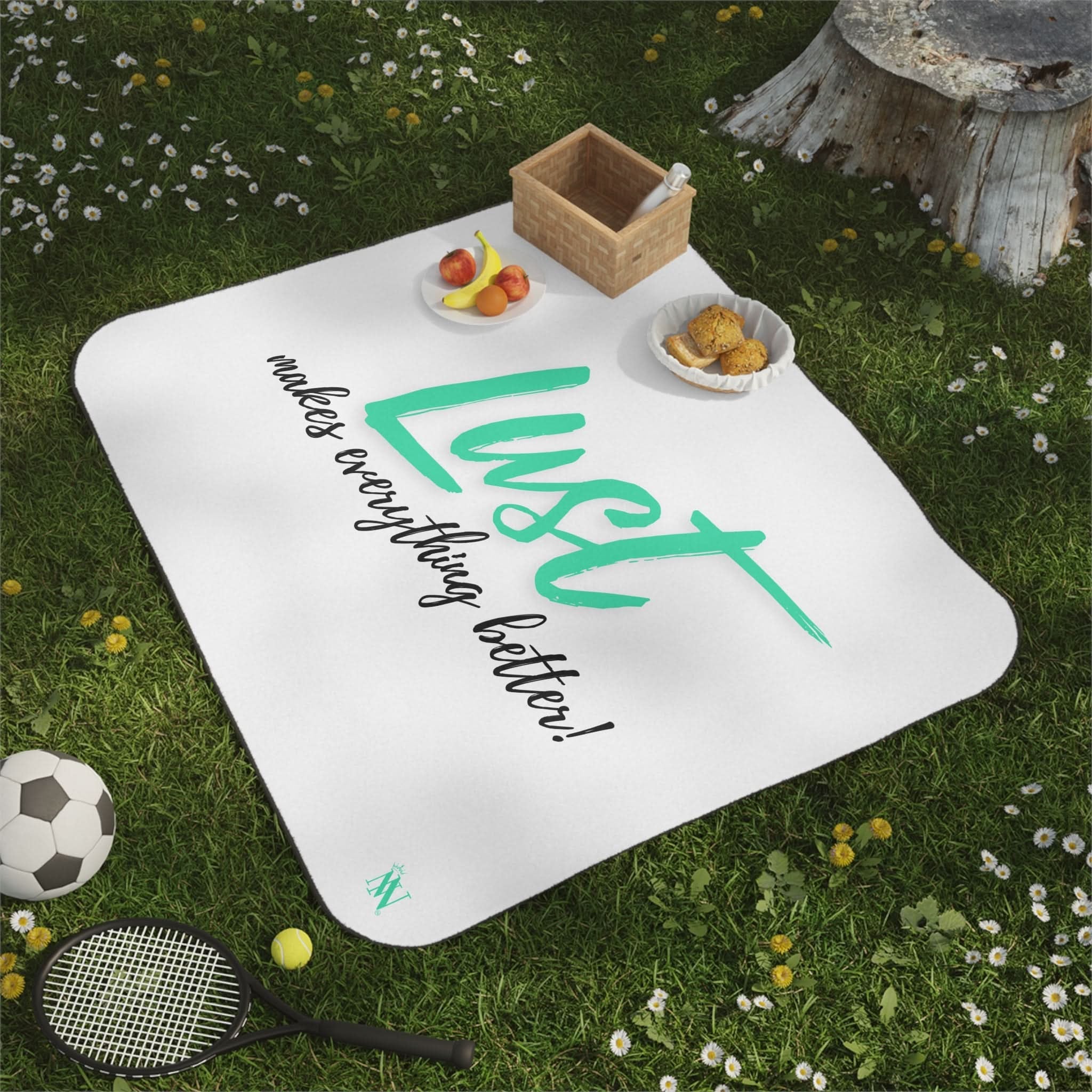 Lust Makes Everything Better! | Mix Match Fun-Flirty Lovers’ Water-Resistant Blankets