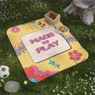 Made to Play Retro Vibe | Mix Match Fun-Flirty Lovers’ Water-Resistant Blankets