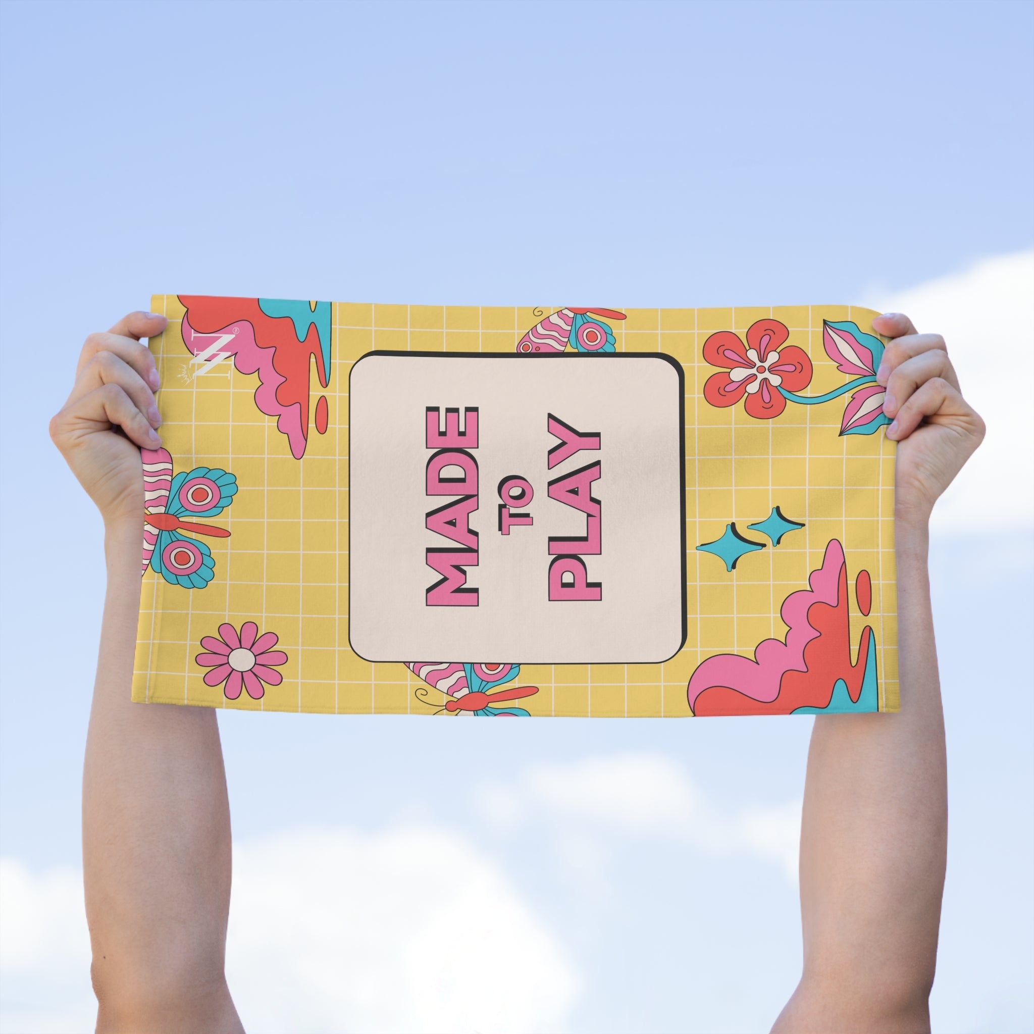 Made to Play Retro Vibe | Mix & Match Soft Fun-Flirty Lovers’ Towels