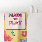 Made to Play Retro Vibe | Mix & Match XL Fun-Flirty Lovers’ Towels