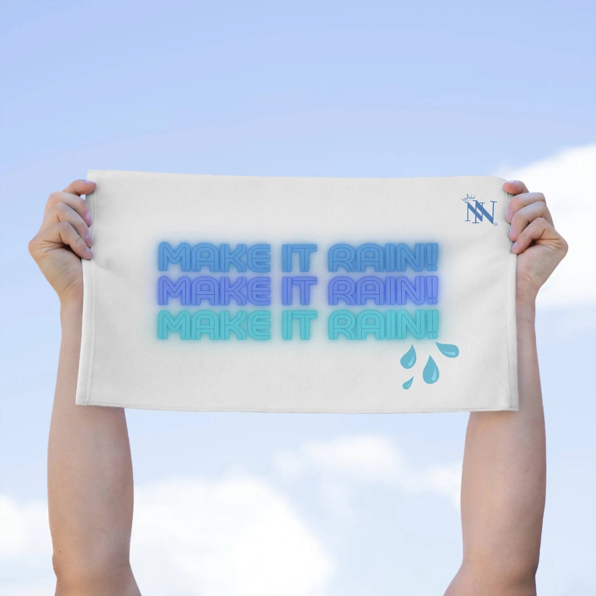 Make it Rain Drops | Mix & Match Soft Fun-Flirty Lovers’ Towels